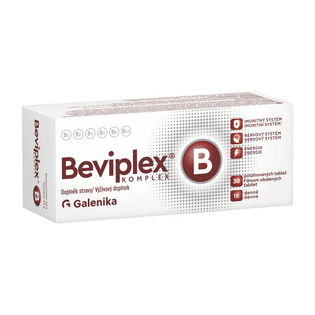 Beviplex B KOMPLEX 30 potahovaných tablet