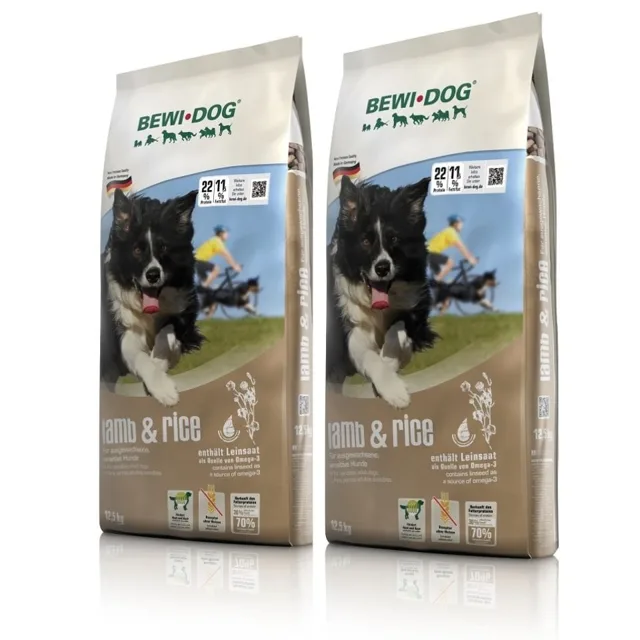 BEWI DOG Lamb &amp; Rice 2 x 12,5 kg