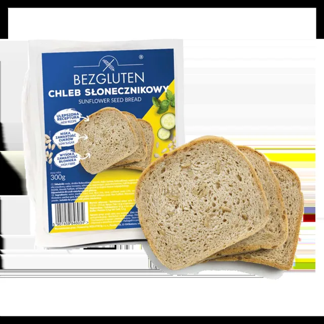 BEZGLUTEN Chléb slunečnicový bez lepku 300 g