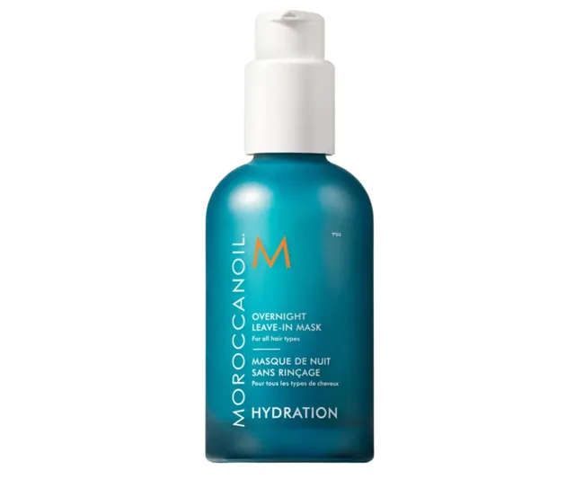 Bezoplachová hydratační maska Moroccanoil Overnight Leave-In Mask Hydration - 120 ml + dárek zdarma