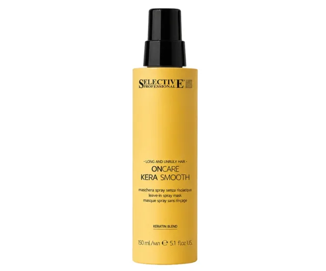 Bezoplachová uhlazující maska ve spreji Selective Professional OnCare Kera Smooth Leave In Spray - 150 ml + dárek zdarma