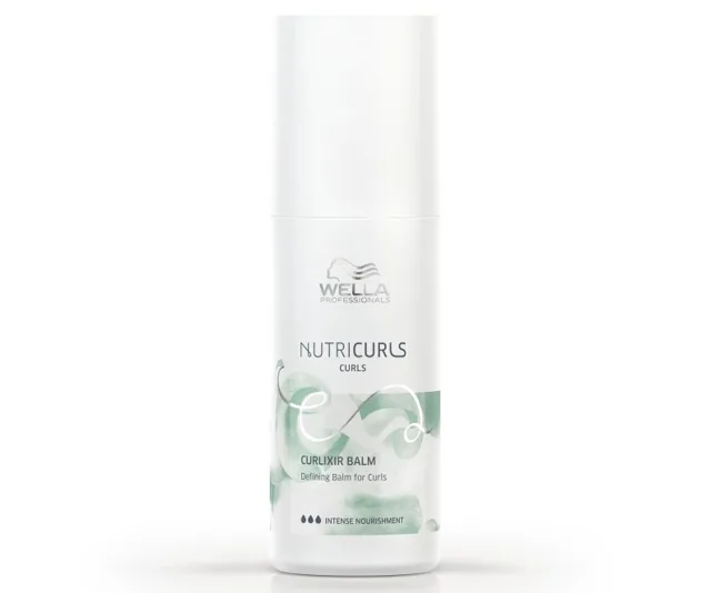 Bezoplachový balzám pro kudrnaté vlasy Wella NutriCurls Curlixir Balm - 150 ml + dárek zdarma