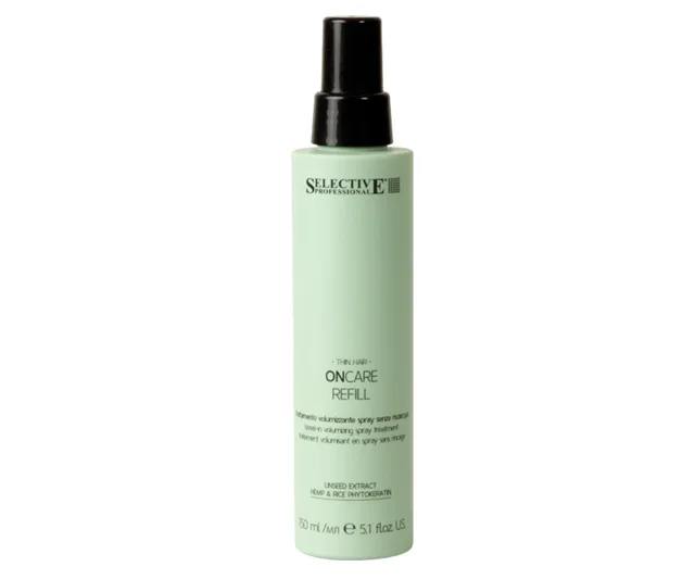 Bezoplachový sprej pro objem jemných a řídnoucích vlasů Selective Professional OnCare Refill Volumizing Spray Leave-In - 150 ml + dárek zdarma