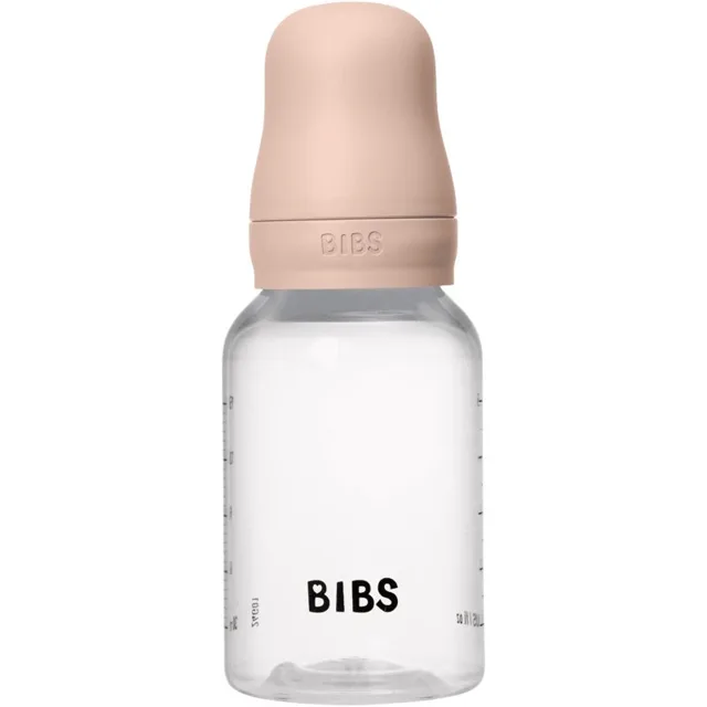 BIBS Anti-Colic Baby Bottle Latex antikoliková láhev s kaučukovou savičkou Blush 1 ks