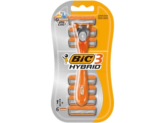 BIC 3 Hybrid pánský holicí strojek + 6 náhradních hlavic