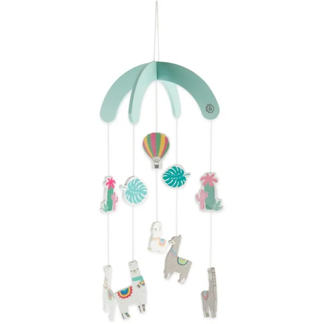 Bieco Wooden Mobile kolotoč na postýlku 0 m+ Llama 1 ks