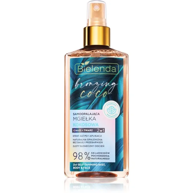 Bielenda Bronzing Coco samoopalovací mlha na obličej a tělo 150 ml