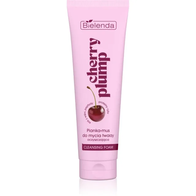 Bielenda Cherry Plump čisticí a odličovací pěna 130 g