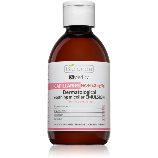 Bielenda Dr Medica Capillaries micelární mléko neutralizující zarudnutí 250 ml
