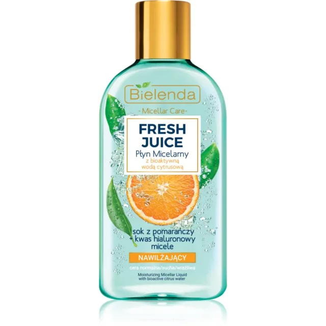 Bielenda Fresh Juice Orange hydratační micelární voda 500 ml