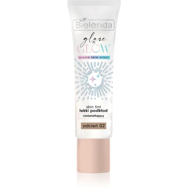 Bielenda GLAZE & GLOW lehký make-up s rozjasňujícím účinkem odstín 02 30 g