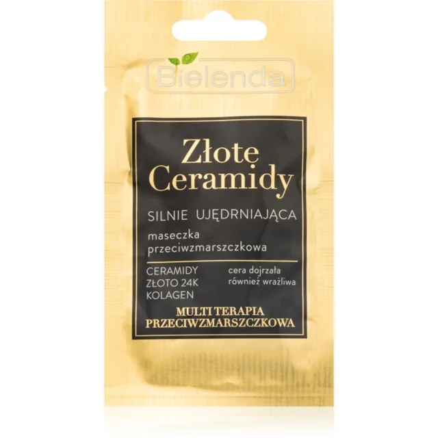 Bielenda Golden Ceramides protivrásková maska na obličej s ceramidy 1 ks