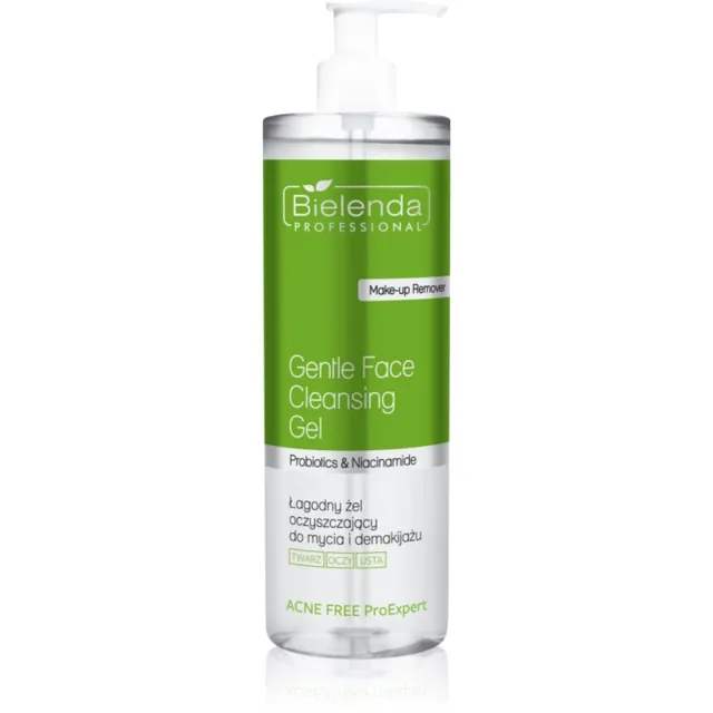 Bielenda Professional Acne Free ProExpert jemný čisticí gel na obličej a oční okolí 500 ml