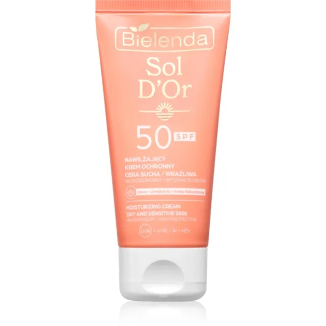 Bielenda Sol D’or opalovací krém na obličej SPF 50 50 ml