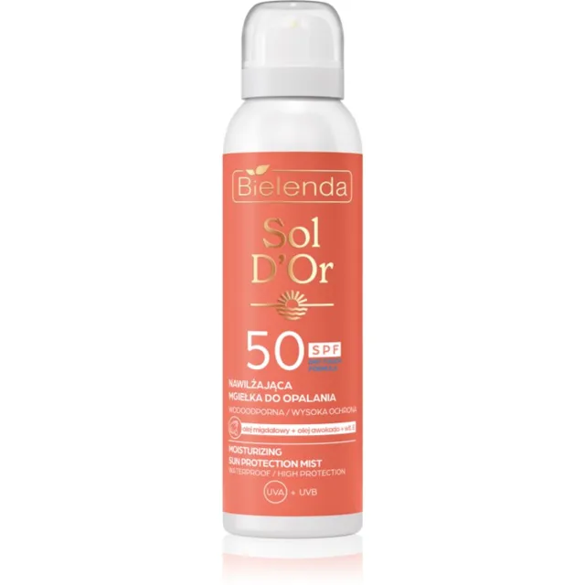 Bielenda Sol D’or opalovací mlha ve spreji SPF 50 100 ml