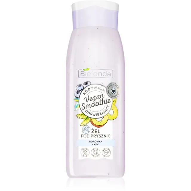 Bielenda Vegan Smoothie Blueberry + Kiwi lahodný sprchový gel 400 ml