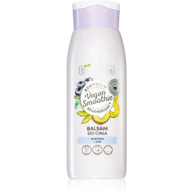 Bielenda Vegan Smoothie Blueberry + Kiwi zvláčňující tělový balzám 400 ml