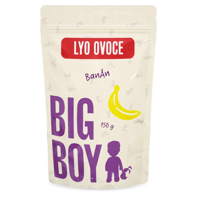BIG BOY Banán plátky lyofilizované 150 g