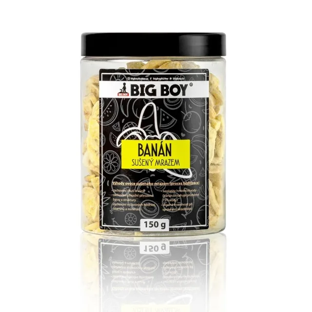 BIG BOY Banán plátky lyofilizované 150g, 150g