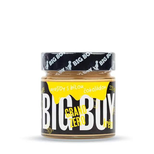 BIG BOY Grand zero s bílou čokoládou krém 220 g