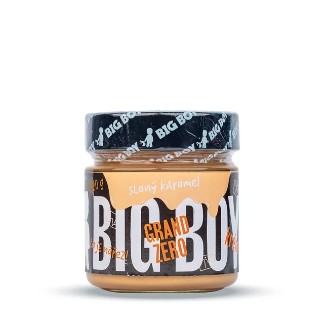 BIG BOY Grand zero s příchutí slaný karamel krém 220 g