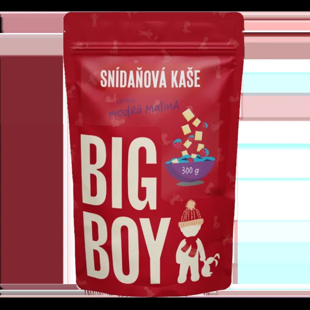 BIG BOY Kaše Modrá malina se spirulinou - 300g