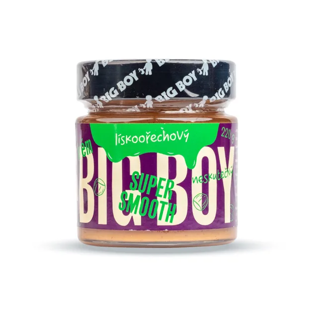 BIG BOY Lískooříškový krém Super Smooth - 220g, 220g
