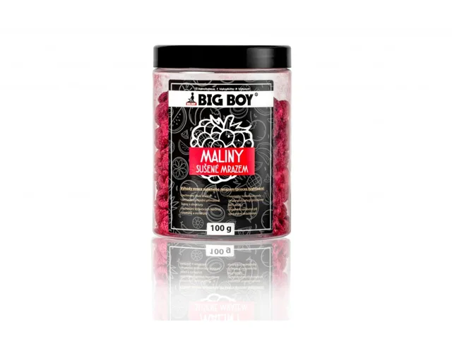 BIG BOY Maliny celé lyofilizované, 100g