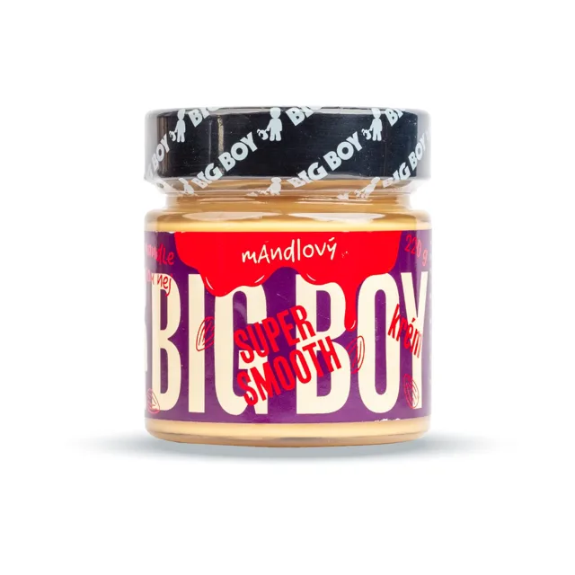 BIG BOY Mandlový krém Super Smooth - 220g, 220g