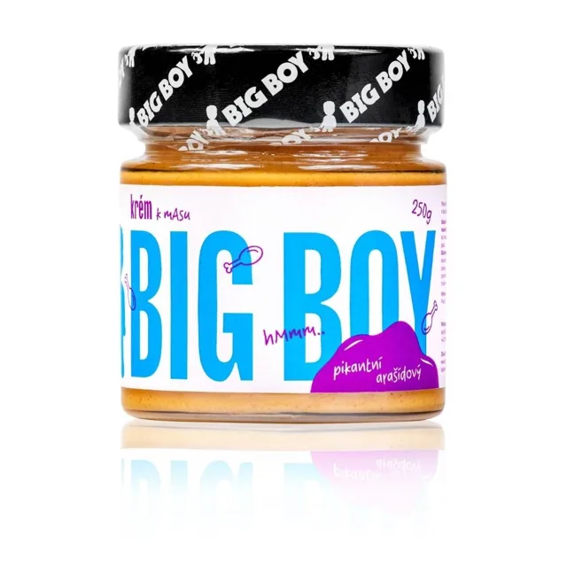 BIG BOY Pikantní arašídový krém k masu, 250g