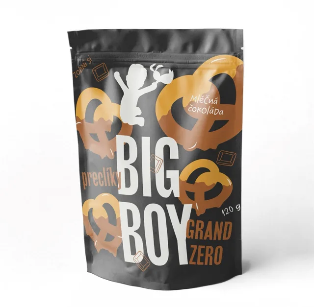 BIG BOY Preclíky s mléčnou čokoládou 120g, 120g