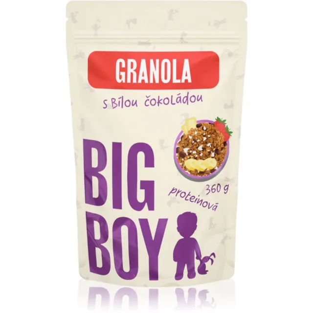 Big Boy Proteinová granola s bílou čokoládou granola s čokoládou 360 g