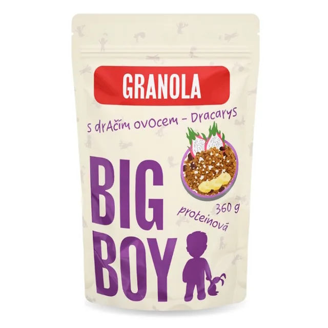 BIG BOY Proteinová granola s dračím ovocem 360 g