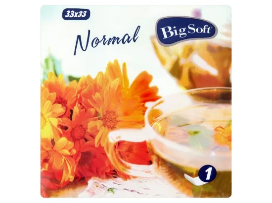 Big Soft Normal papírové ubrousky 1-vrstva 135 g