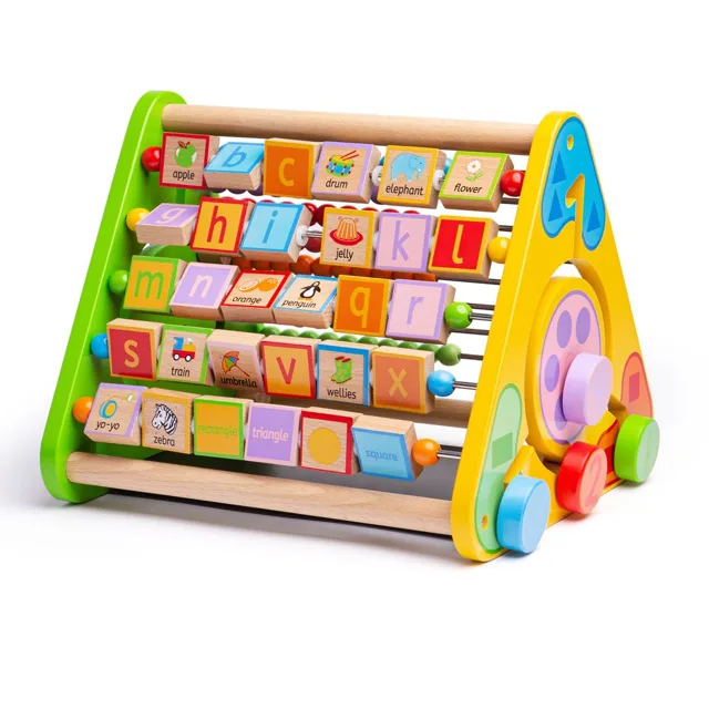Bigjigs Toys Aktivní trojúhelník s angličtinou