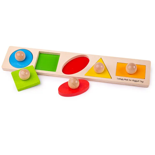 Bigjigs Toys Vkládací puzzle tvary