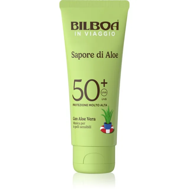 Bilboa Sapore di Aloe Travel opalovací krém s aloe vera SPF 50+ 75 ml