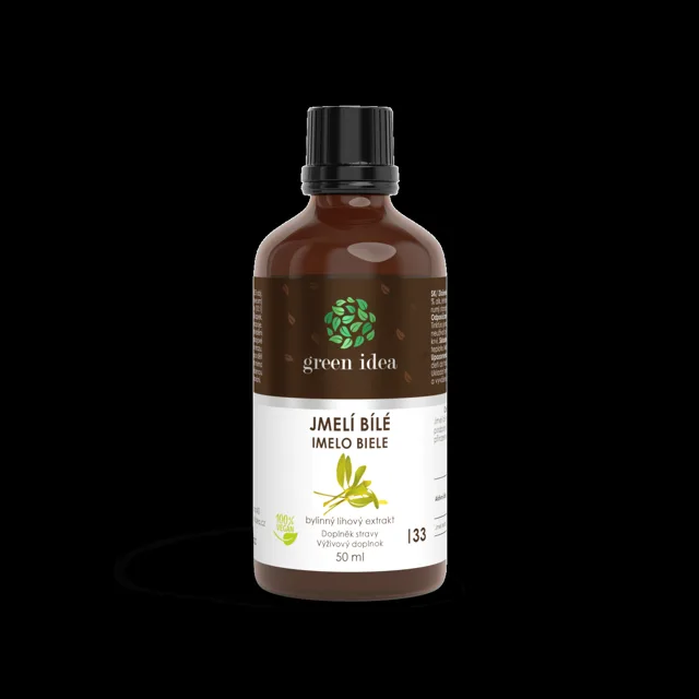 Bílé jmelí – tinktura – kapky 50 ml – Green idea