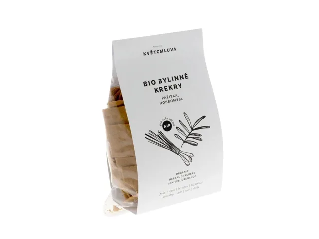 Bio AIP bylinné krekry - dobromysl & pažitka, 100 g