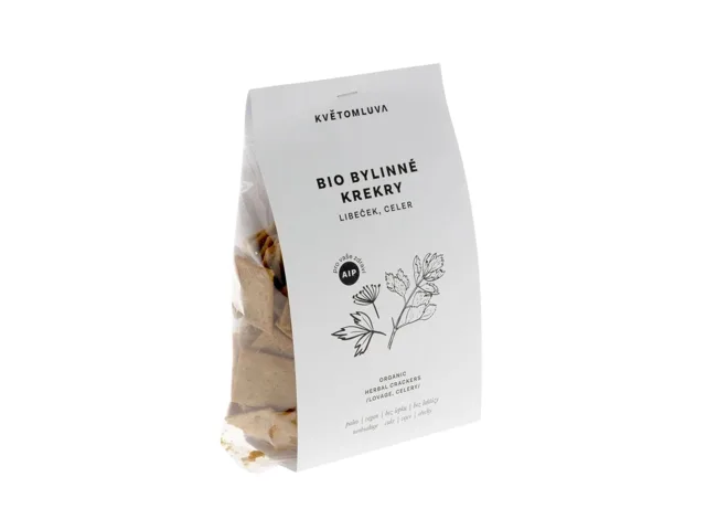 Bio AIP bylinné krekry - libeček & celer, 100 g