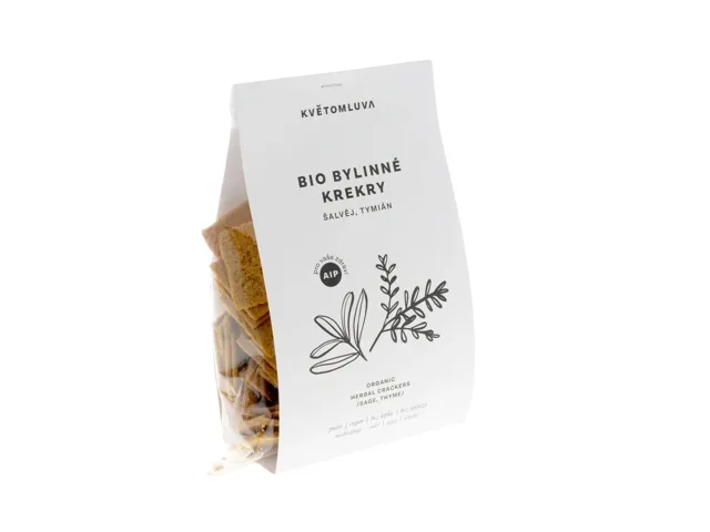 Bio AIP bylinné krekry - šalvěj & tymián, 100 g