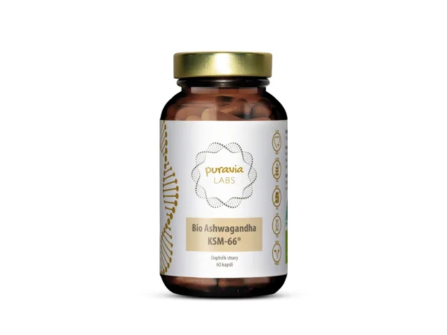 BIO Ashwagandha KSM-66®, 60 kapslí