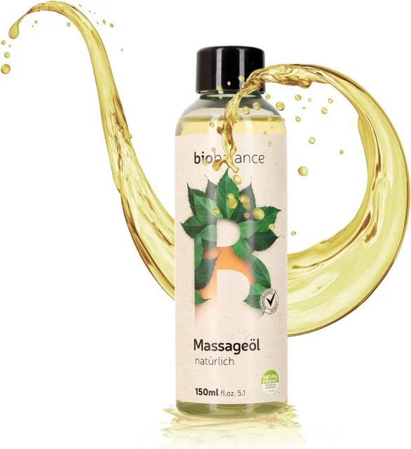 BIO BALANCE Veganský masážní olej přírodní 150 ml