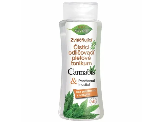 Bio Bione BIO Cannabis zvláčňující čisticí odličovací pleťové tonikum 255 ml