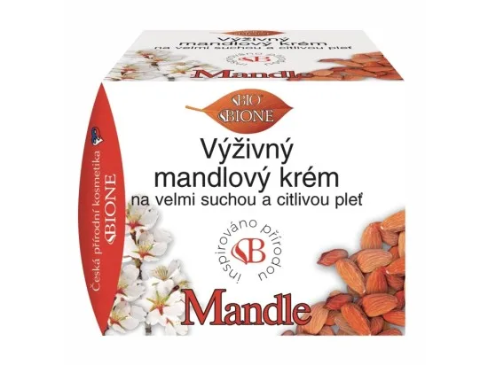 Bio Bione BIO Mandle výživný mandlový krém na velmi suchou a citlivou pleť 51 ml