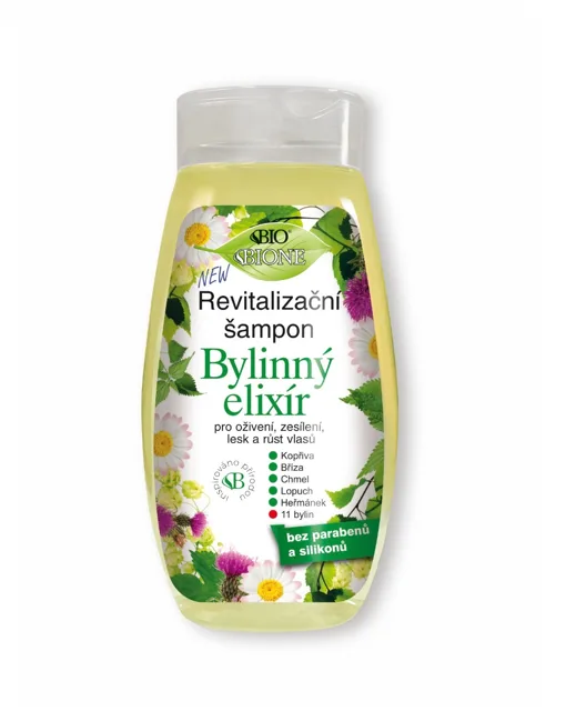 BIO BIONE Bylinný elixír Revitalizační šampon 260 ml