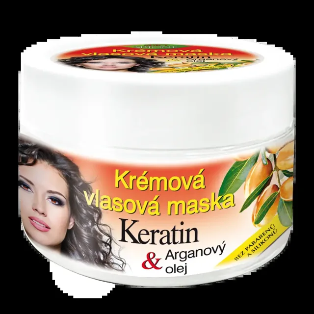 Bio Bione Maska na vlasy Arganový olej a Keratin 260 ml