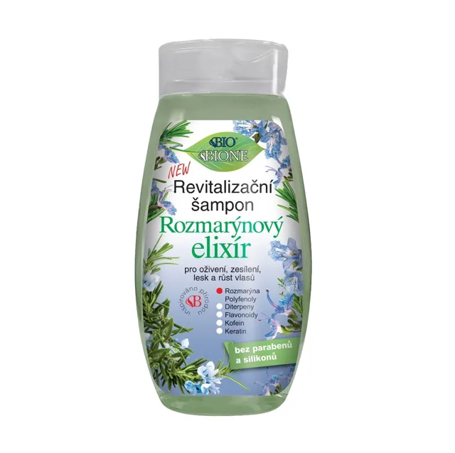 BIO BIONE Rozmarýnový elixír Revitalizační šampon 260 ml