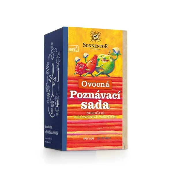 BIO čajová poznávací sada - ovocná, 20 sáčků