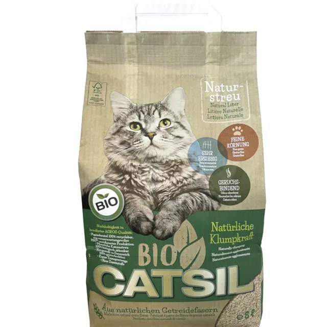 Bio-Catsil podestýlka pro kočky  - výhodné balení: 2 x 20 litrů (cca 20,8 kg)